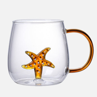 Farmland 3D Animal Glass Drinking Cups