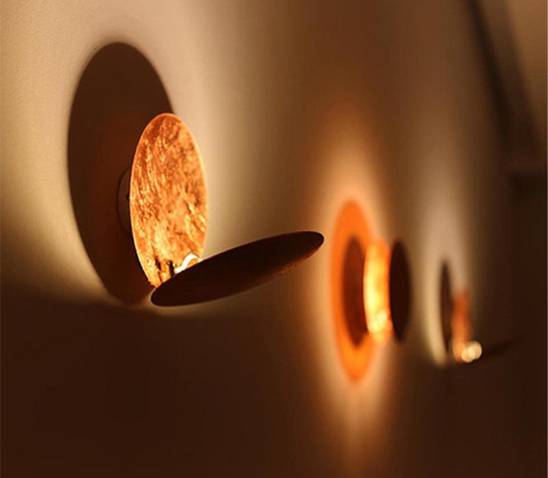 Creative Rotatable Moon Phase Wall Lamp