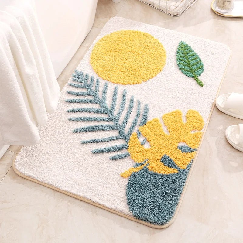 Floral Non Slip Bathmat