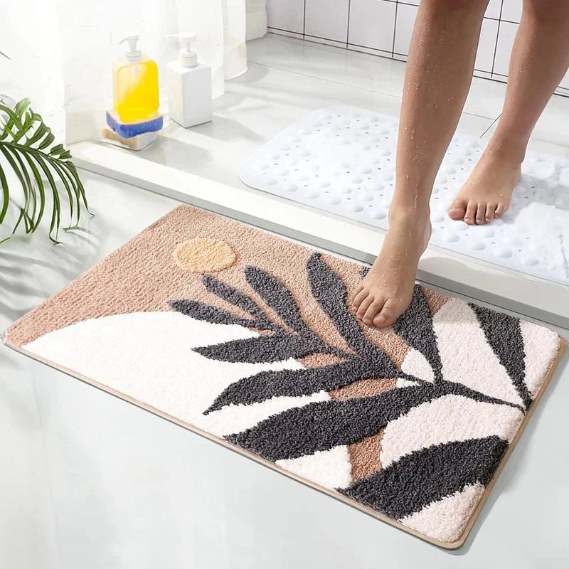 Floral Non Slip Bathmat