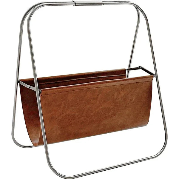 Free Standing Metal Magazine Rack