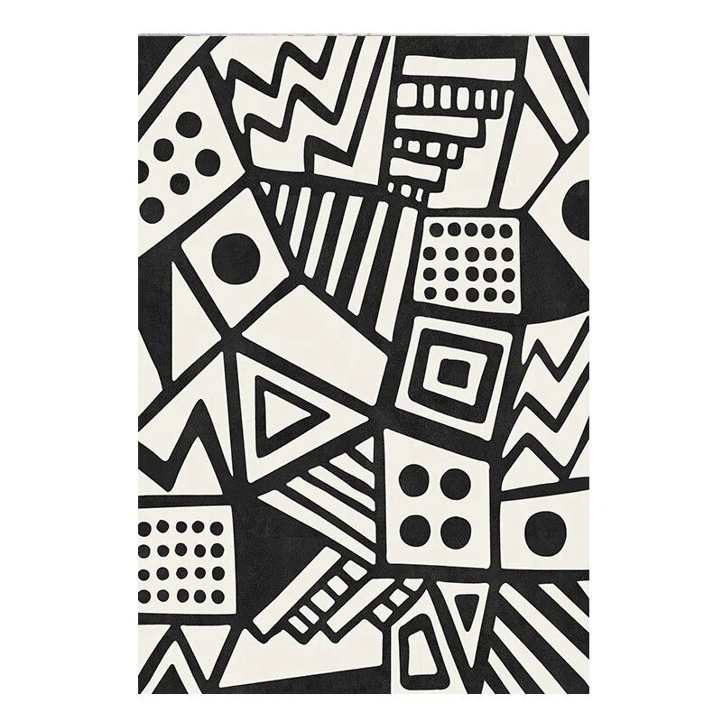 Geometric Lattice Design Living Room Rugs