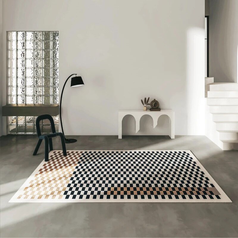 Geometric Lattice Design Living Room Rugs