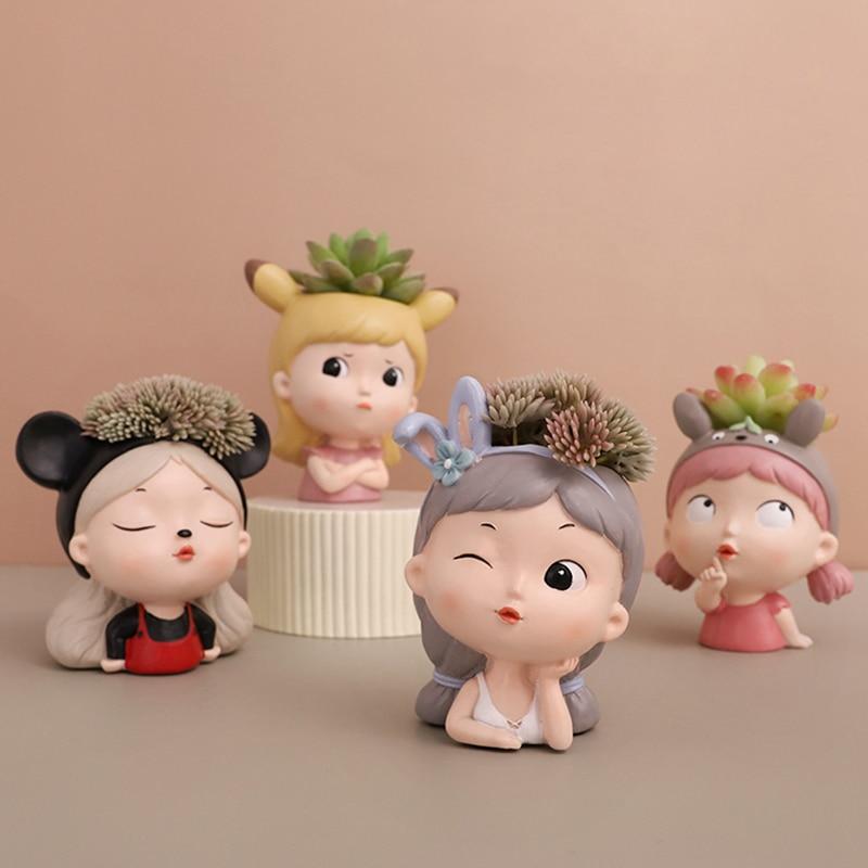 Girl Sprout Mini Planter Pot