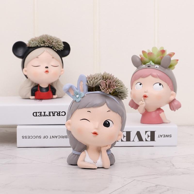 Girl Sprout Mini Planter Pot