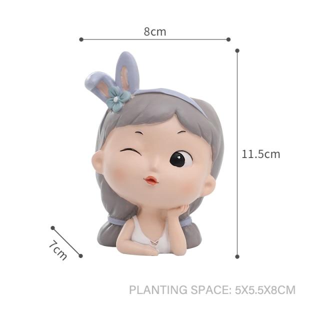 Girl Sprout Mini Planter Pot