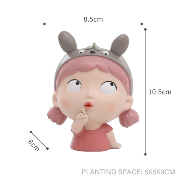 Girl Sprout Mini Planter Pot