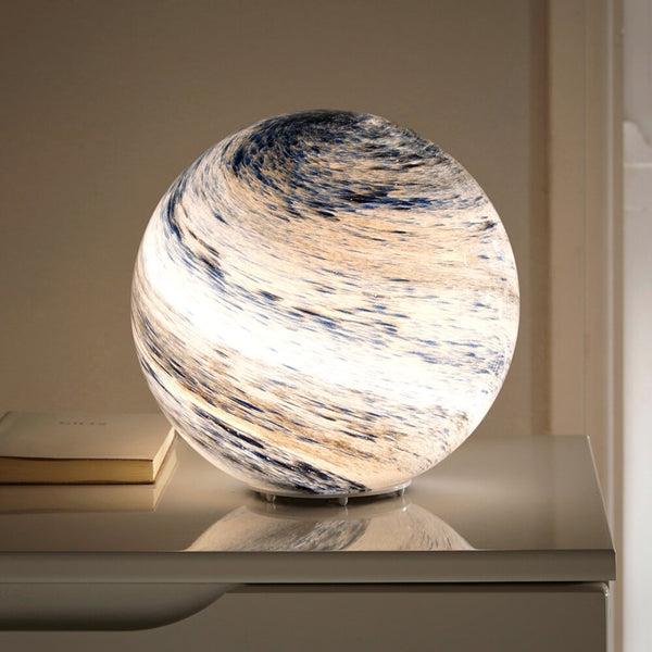 Glass Moon Lamp