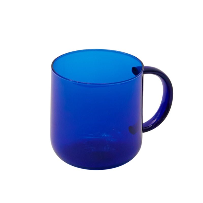 Heat Resistant Coloured Glass Coffee Cup