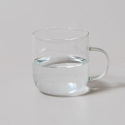 Heat Resistant Coloured Glass Coffee Cup