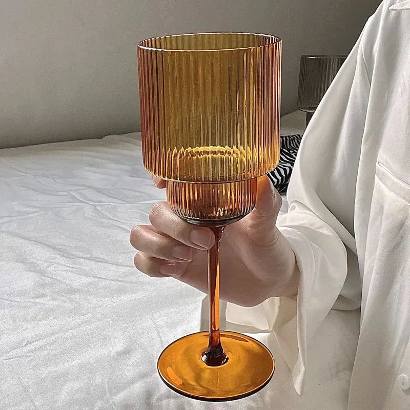 Eclipse Striped Wine Goblet