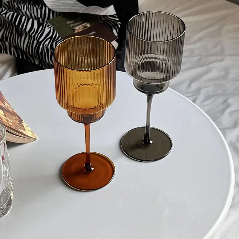 Eclipse Striped Wine Goblet