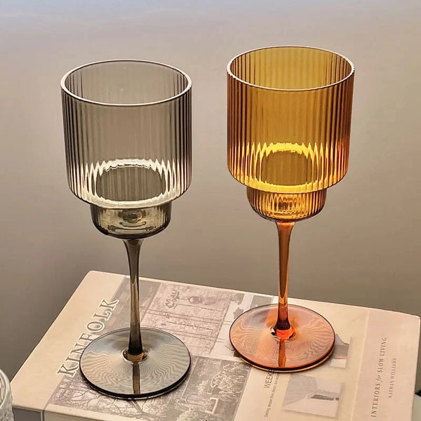 Eclipse Striped Wine Goblet