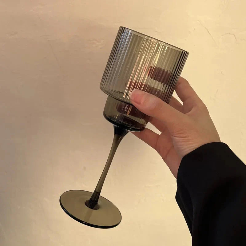 Eclipse Striped Wine Goblet