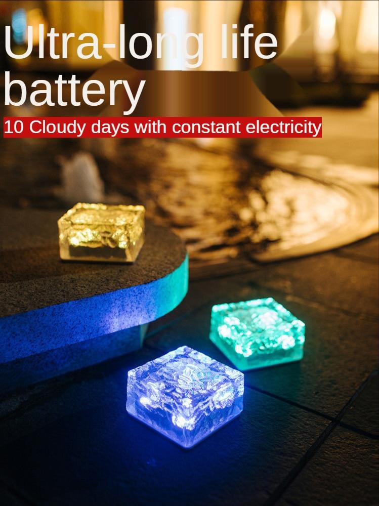 Ice Brick Solar LED Light