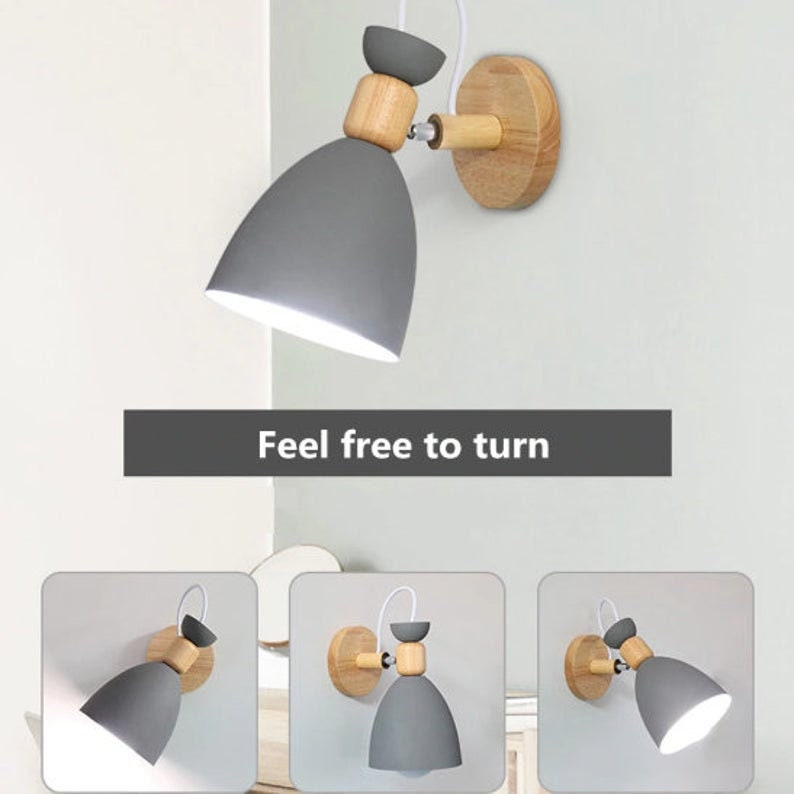 Miravique Design Nordic Style Modern Bedside Wall Lights