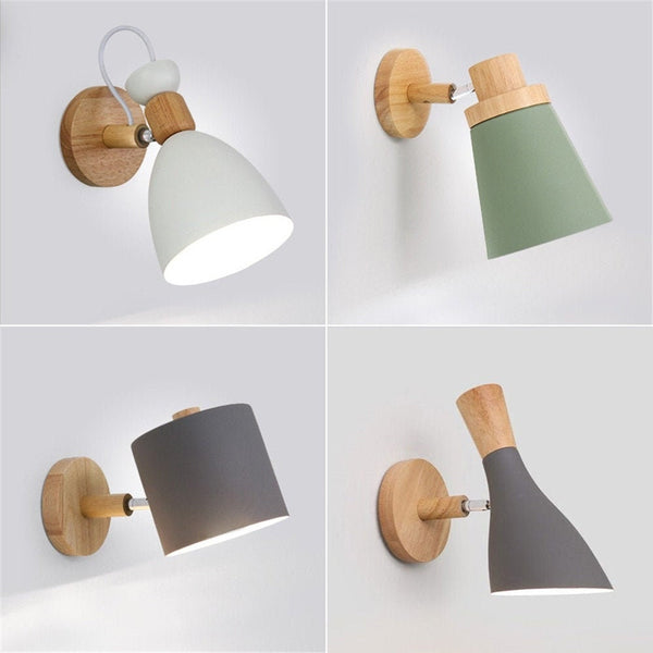 Miravique Design Nordic Style Modern Bedside Wall Lights