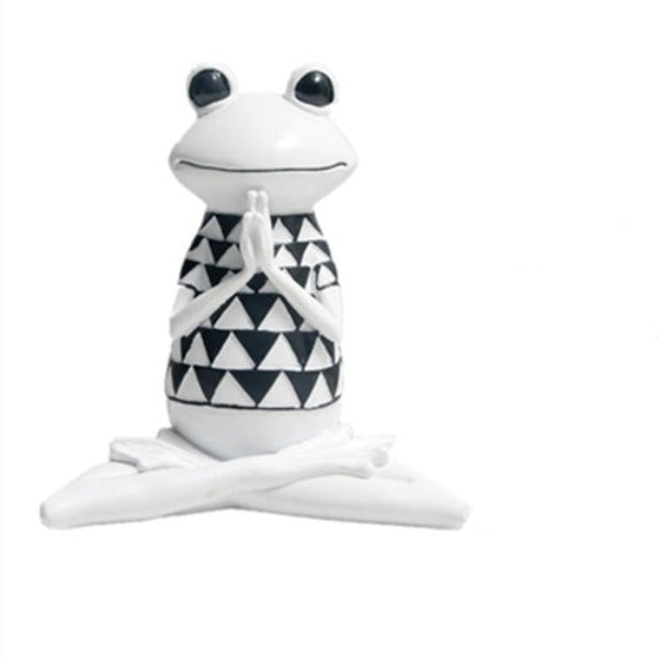 Yoga Frog Decorative Figurines