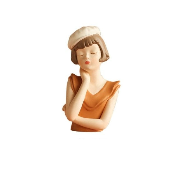 Stylish Lady Decorative Figurine