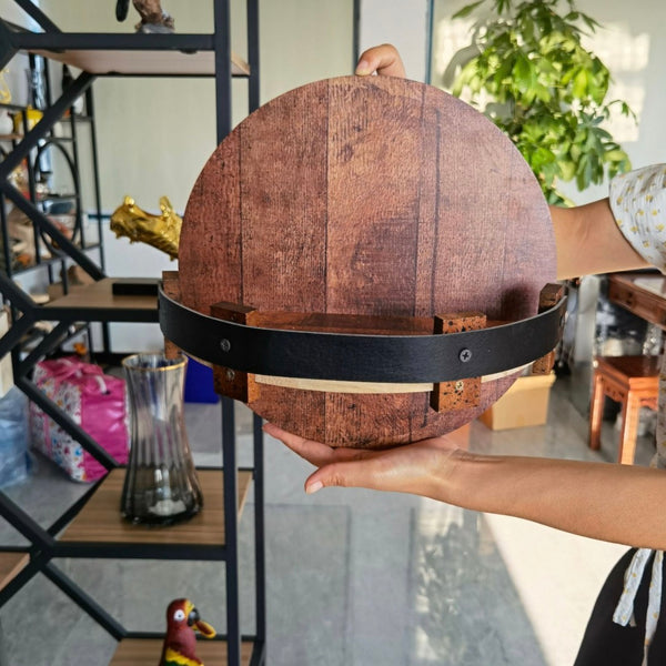 Bourbon Whiskey Barrel Shelf