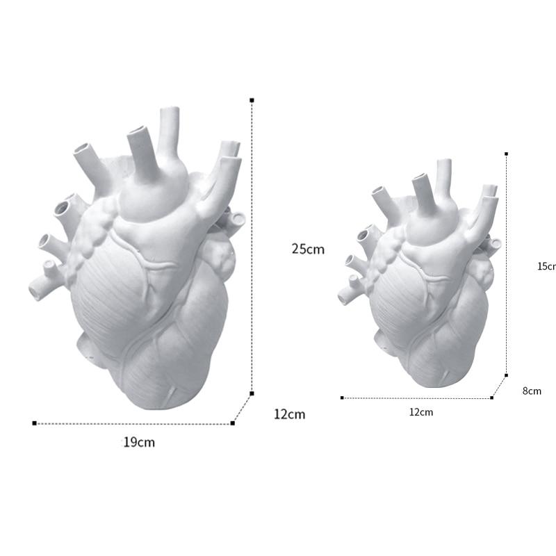 "In My Heart" Anatomical Flower Vase