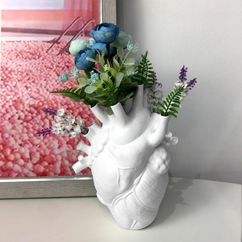 "In My Heart" Anatomical Flower Vase