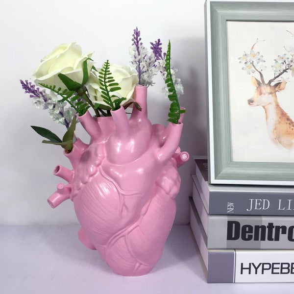 "In My Heart" Anatomical Flower Vase