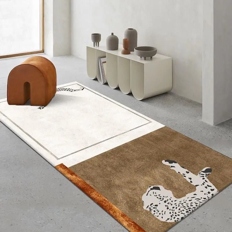 Leopard Living Room Decorative Plush Rugs