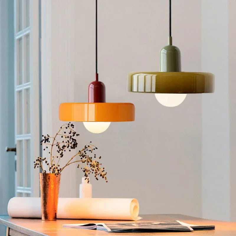 Retro Glass Pendant Light