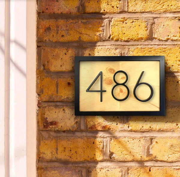 Modern Accent House Number