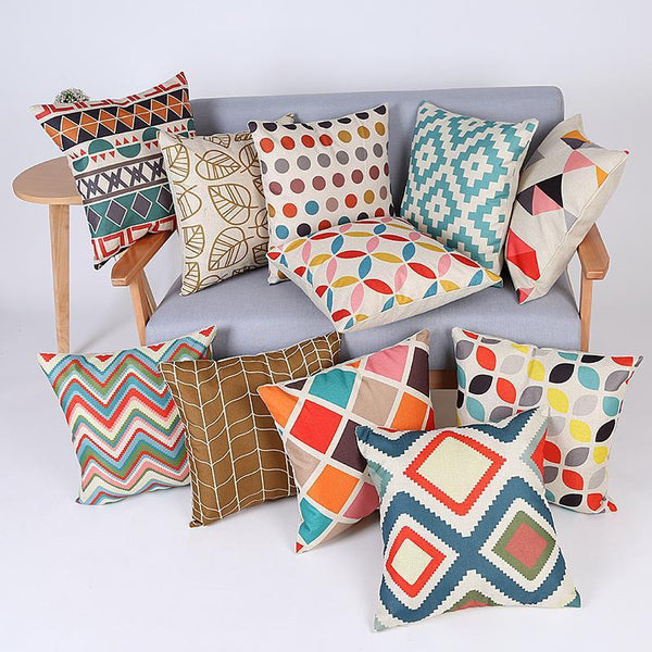 Modern Geometric Throw Cushion Cover Collection