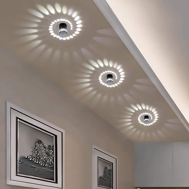 Miravique Spiral LED Ceiling Lamp – Energy-Efficient Modern Design