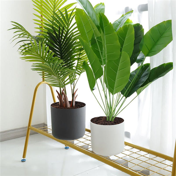 Modern Planter with Wooden Legs