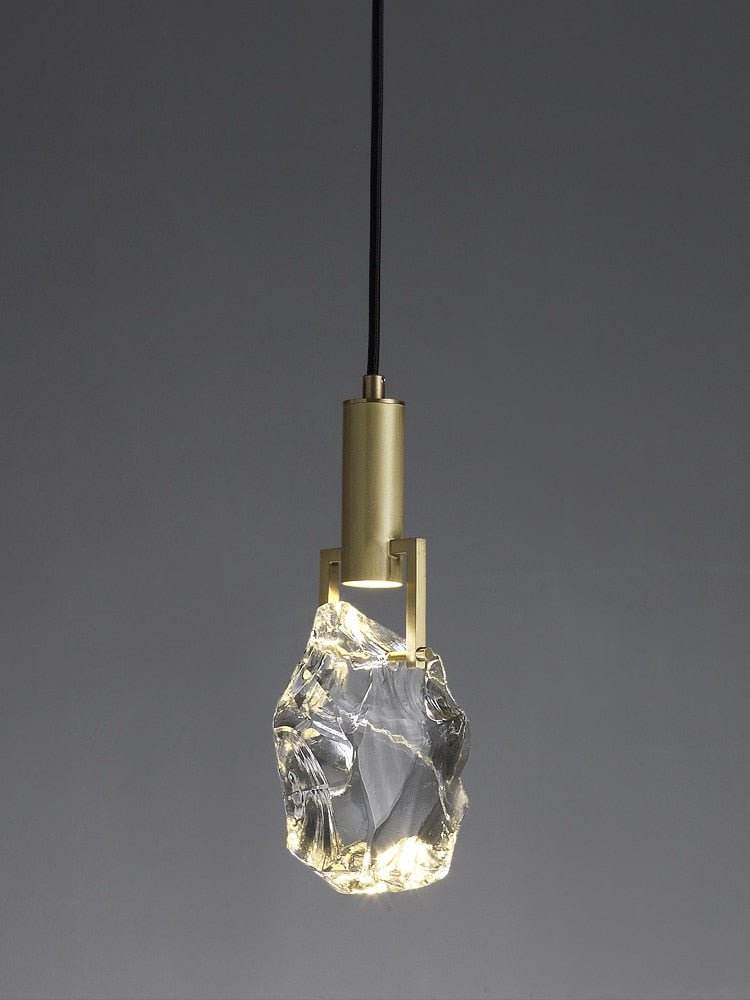 Miravique Creative Crystal Stone Pendant Lamp