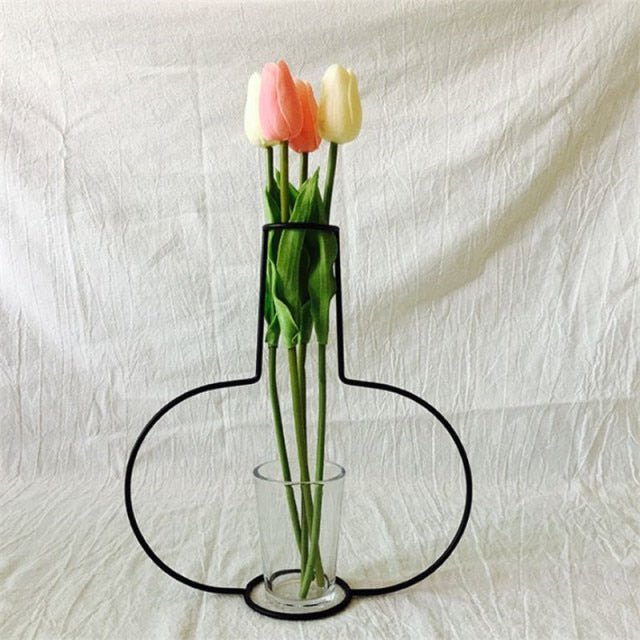 Nordic Minimalist Wire Vases