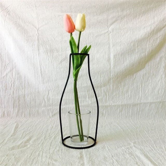 Nordic Minimalist Wire Vases