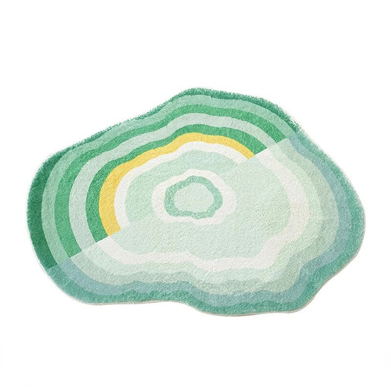 Pastel Cloud Shaped Soft Living Room Rug