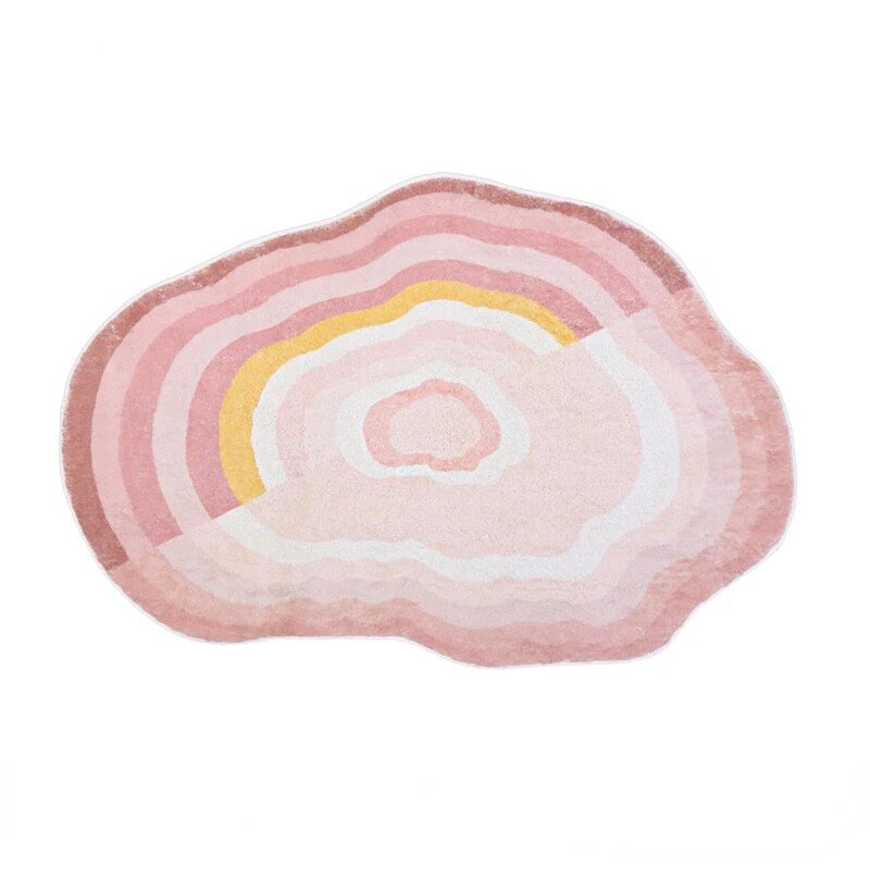 Pastel Cloud Shaped Soft Living Room Rug