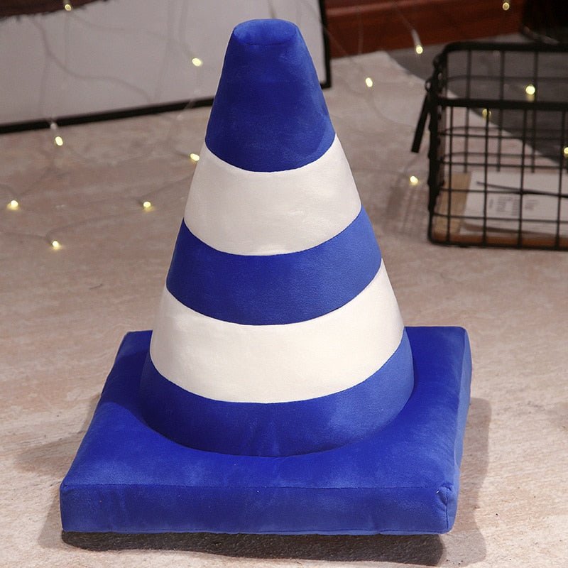 Plush 'Traffic Cone' Cosy Cushion