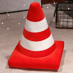 Plush 'Traffic Cone' Cosy Cushion