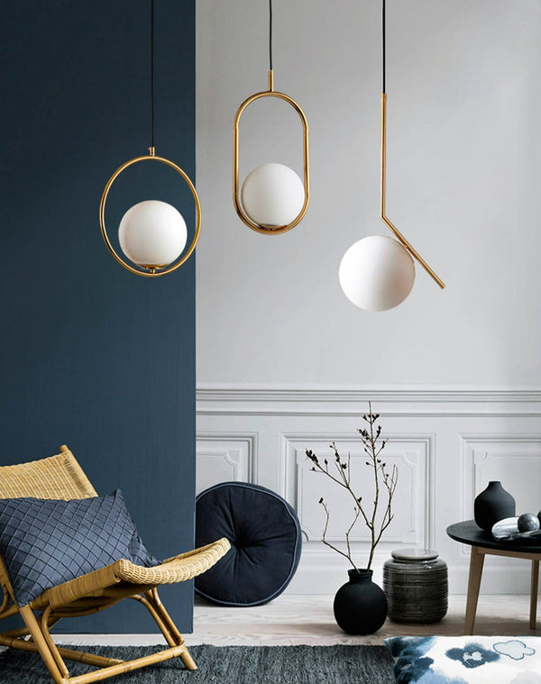 Miravique Nordic Glass Pendant Lights