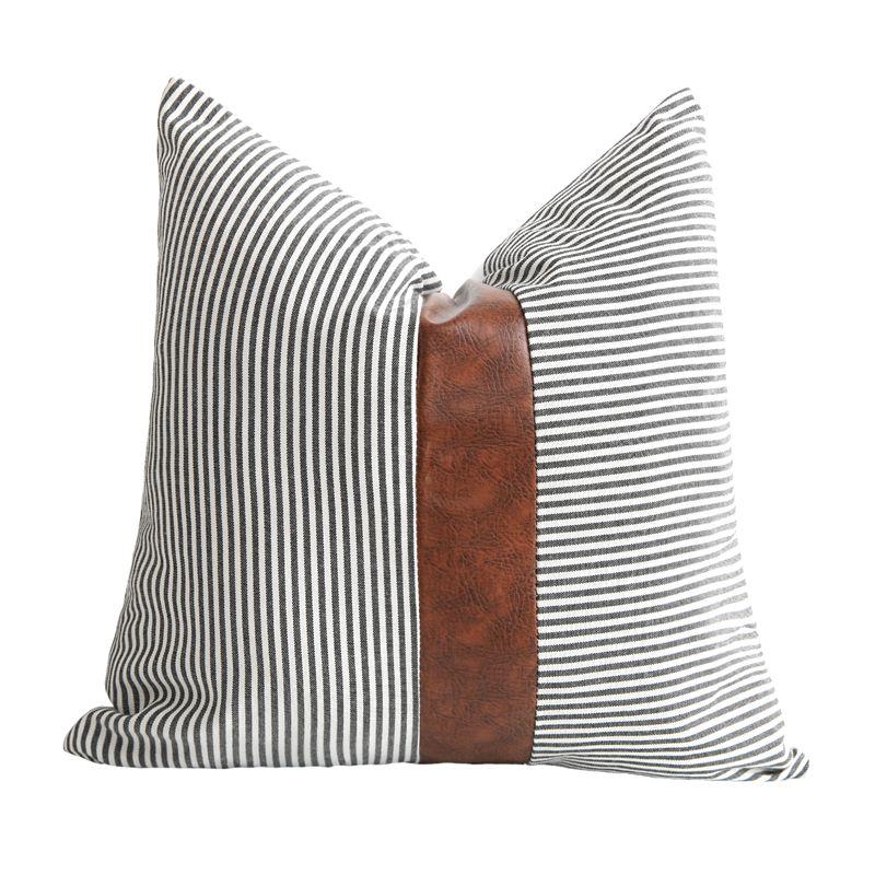 Miravique Leather Pillow