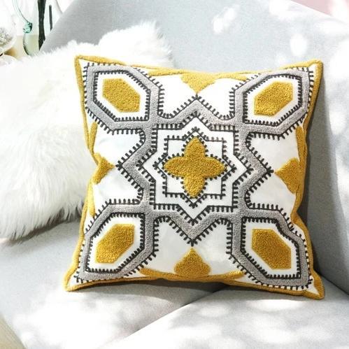 Miravique Embroidered Pillow