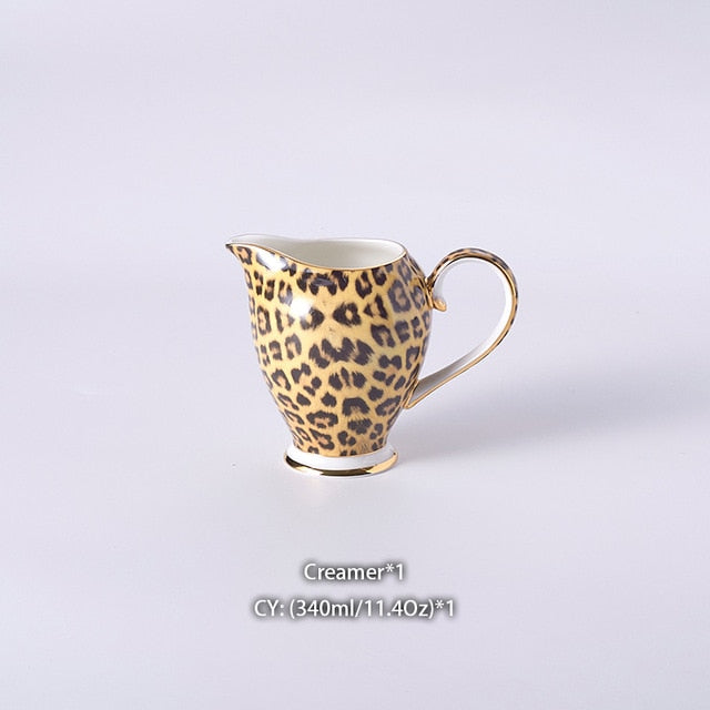 LEOPARD TEACUP COLLECTION SET