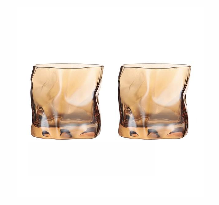 Distort Texture Whisky Glass Set