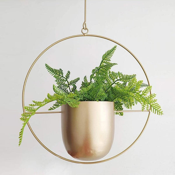 Miravique Hanging Metal Planter Pot Holders