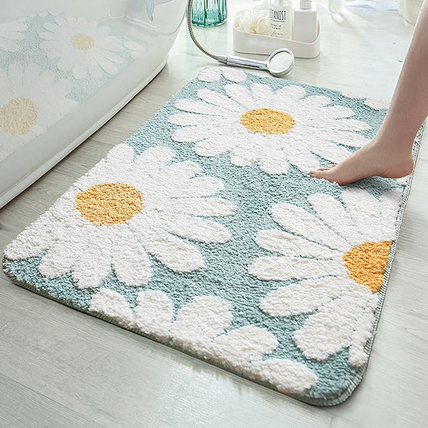 Daisy Bloom Bath Mat