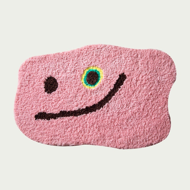 Pink Splat Bath Mat