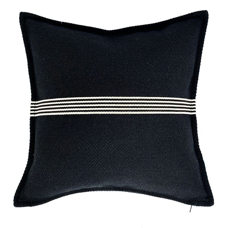 Nevio Large Geometric Striped Cushion Covers