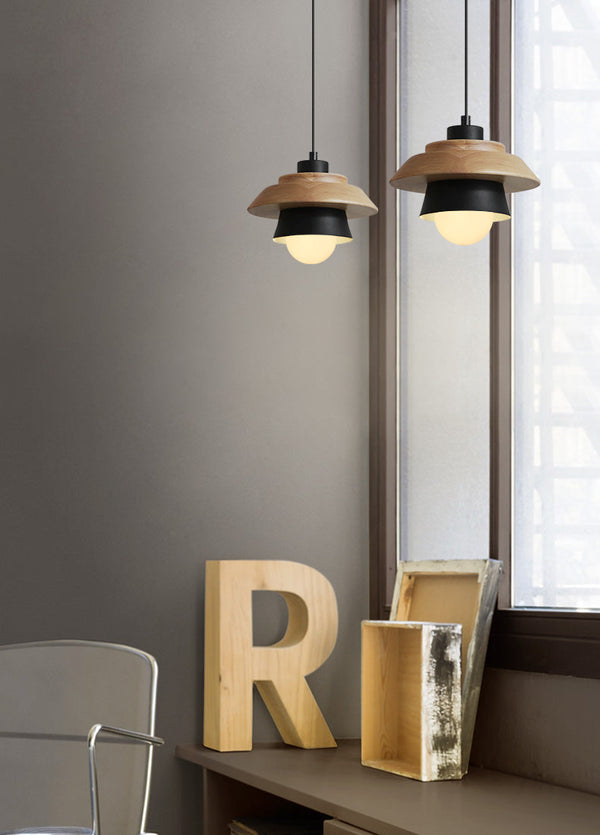 Miravique Nordic Wood Pendant Light